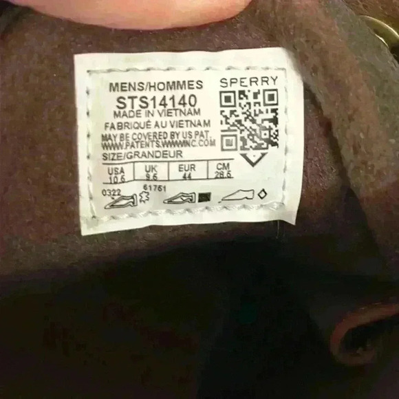 Sperry Brewster Waterproof Memory Foam Lace Up Ankle Boot NWOB Mens Size 10.5 - Picture 5 of 13